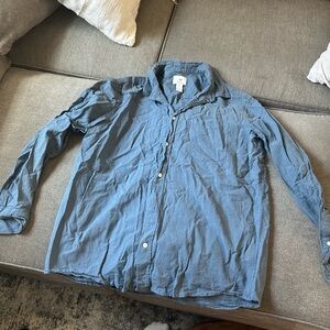 H&M Blue Lightweight Shirt Jacket